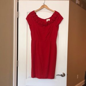 Kate Spade New York Miriam Bow Dress in Candy Apple Red, Size 8. Retail $375.
